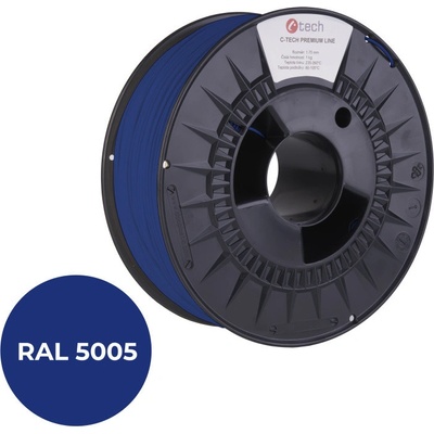 C-TECH Premium Line ABS signálna modrá RAL5005 1,75mm 1kg