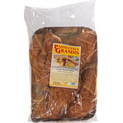 Grandis 6x croissanty z lístkového cesta s vanilkovým krémom 350 g