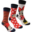Disney 3pk Crew Sock Ld00 Minnie