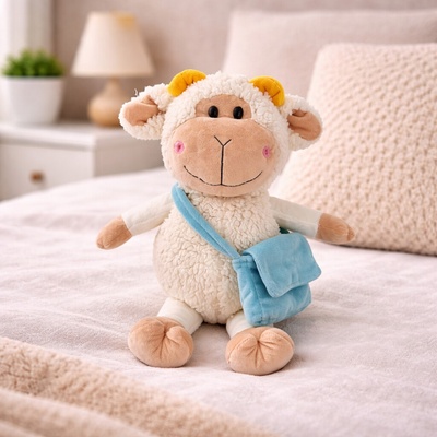 Sleepwell vankúš Ovečka tyrkys Mikroplyš 30 cm