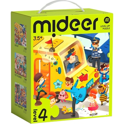 Mideer LEVEL UP! 04 Obyčajný deň školáka 3v1 54 70 s 88 dielov
