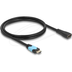 Delock HDMI удължителен кабел, 48 Gbps, 8K, 60HZ, 1м (81997) - caretech