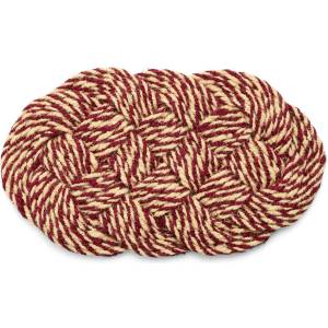 HAY Coco Swirl изтривалка 40 x 80 см, бордо (AE757-F129-AT87)