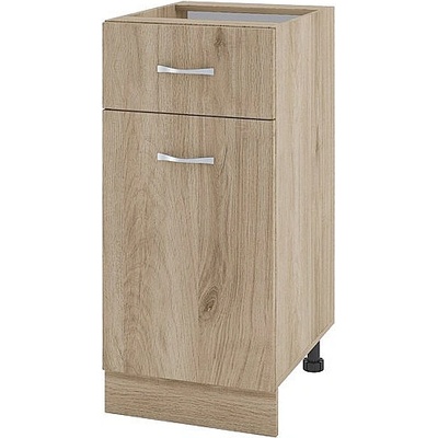 ИРИМ Долен шкаф с чекмедже и врата Сити АРДА-24 дъб сонома арвен / дъб сонома арвен 40 см