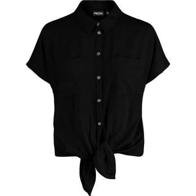 PIECES Блуза 'Vinsty' черно, размер XL