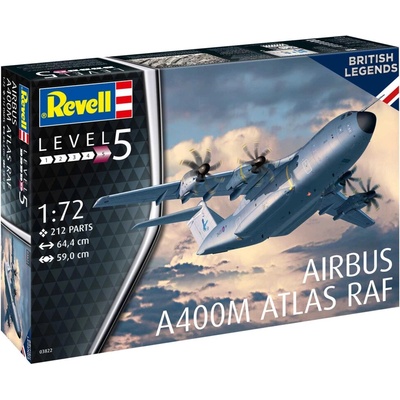 Corfix Atlas Plastic ModelKit letadlo 03822 Airbus A400M„RAF“ 1:72