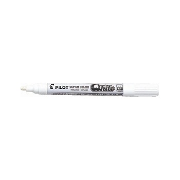 Pilot Marker Super Color Среден 4, 5мм бял (SC-W-M)