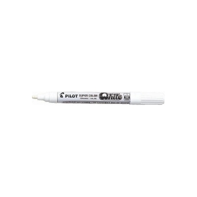 Pilot Marker Super Color Среден 4, 5мм бял (SC-W-M)