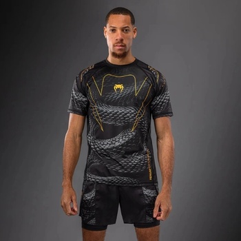 VENUM Тениска Venum Matupa Dry Tech T-Shirt - Black/Grey/Gold - L