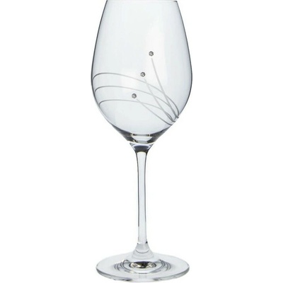 Rona Celebration LINIE poháre na červené víno s kryštálmi Preciosa 2 x 470 ml