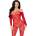 Дантелено боди тип мрежа, чувствено и стилно - Bodystocking Red S/M/L (D-245347)