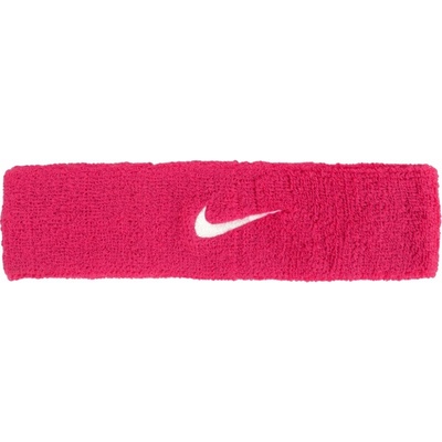 Nike Swoosh headband vivid pink/white