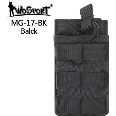 Wosport Single Molle na zásobník G36 otevřená černá
