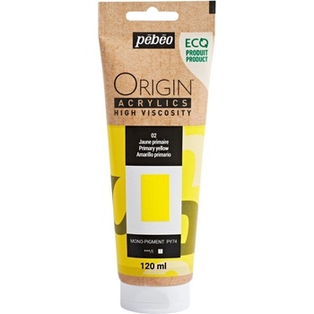 Pébéo Origin АКРИЛНА боя Primary Yellow 120 ml 1 бр (817102)