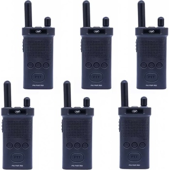 PNI PNI-R60-6 Ultra-Compact PMR446 Radio Kit 6-Pack USB-C 1200mAh (PNI-R60-6)