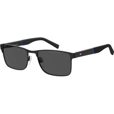 Tommy Hilfiger Слънчеви очила Tommy Hilfiger Men's UV Protection Rectangle Sunglasses - Black