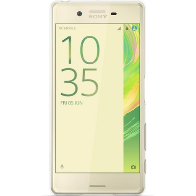 Sony Style Cover SBC20 - оригинален тънък силиконов (TPU) калъф (0.8 mm) за Sony Xperia X (прозрачен)