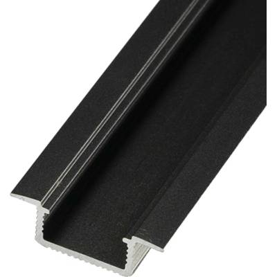 LED profil V5C - vestavný černý - V5C -1m černý vestavný ALU profil TL-093077 093077