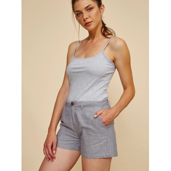 ZOOT. lab Сиви дамски къси панталони на райета с лен ZOOT. lab Jade ZOOT. lab | Siv | ЖЕНИ | L