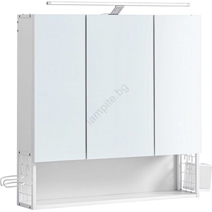 Euziel LED огледален шкаф за баня SKY 70x70x16 см 230V бял (EZ0434)
