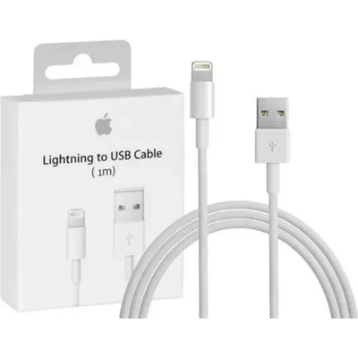 Foxconn USB Кабел за iPhone и iPad, Foxconn Oem Chip MD818 Lightning 1m, Бял (OEM/MD818)
