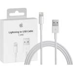 Foxconn USB Кабел за iPhone и iPad, Foxconn Oem Chip MD818 Lightning 1m, Бял (OEM/MD818)