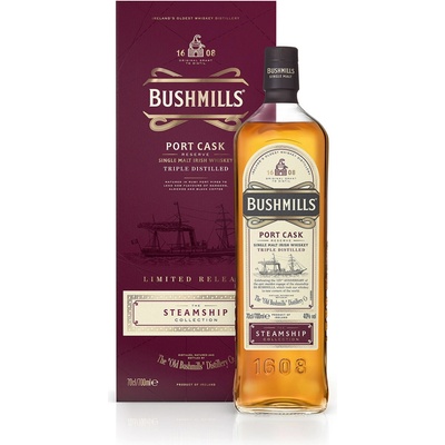 Bushmills The Steamship Collection Port Cask 40% 0,7 l (kazeta)