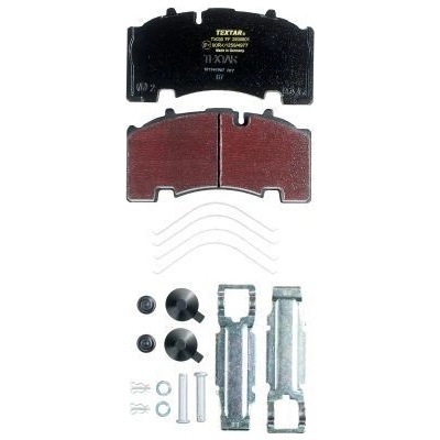 Sada brzdových destiček, kotoučová brzda TEXTAR 2930801 – Zboží Mobilmania