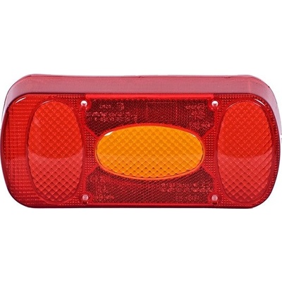ACI Kryt zadného svetla 215 × 100 mm, obdĺžnik s hmlovkou, L