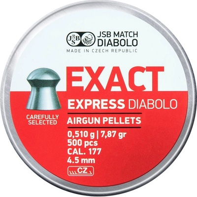 JSB Diabolo Exact Express - 0,510g / 7,87gr / 4,520 mm / 500 kusů diabolek