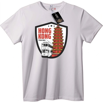 NOONEBRAND Тениска Хонконг Турове - 5XL, Black