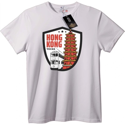 NOONEBRAND Тениска Хонконг Турове - 5XL, Black