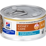 Hill's Hill s Prescription Diet k/d Stew Грижа за бъбреците консерви за котки тон 82 г
