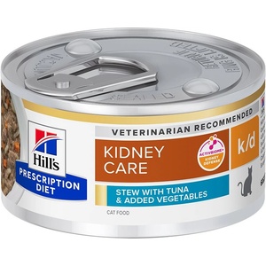 Hill's Hill s Prescription Diet k/d Stew Грижа за бъбреците консерви за котки тон 82 г