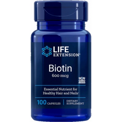 Life Extension Biotin 100 kapslí