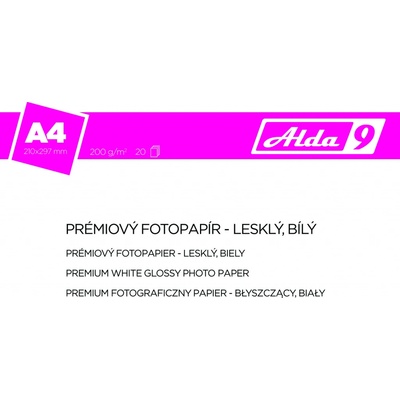 ALDA9 A4 200 g/m2, 20 listů