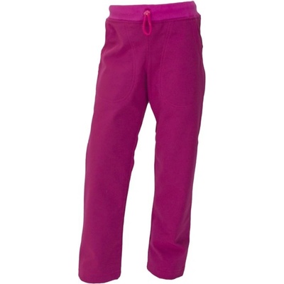 Fantom Dětské softshellové kalhoty do nápletu s fleecem růžové slíim