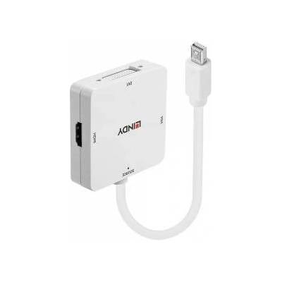 Mini DisplayPort 1.2 to HDMI, VGA & DVI-D Active Adapter Converter - video converter