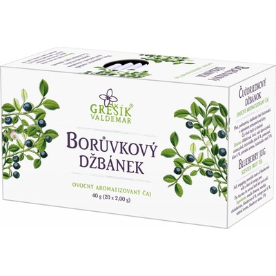 Grešík Borůvkový džbánek ovocný čaj 20 x 2 g