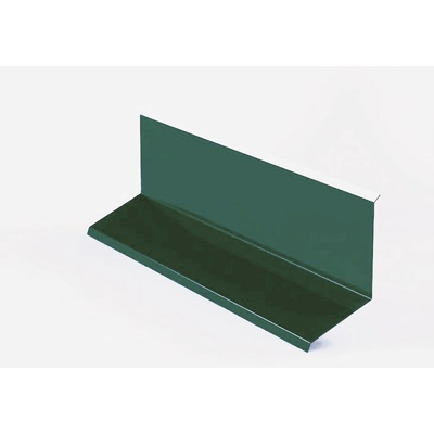 Lemování zdí horní r.š.200mm pozink Lakovaný RAL 6020 zelená chromová s folií dl.2m