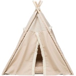 TRIXIE Teepee Boho с възглавница - бежово 55 x 65 x 55 см