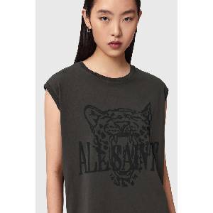 AllSaints рокля от памук WILD (W196DE)