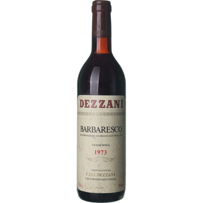 Fratelli Dezzani Barbaresco suché červené 1973 13% 0,72 l (holá láhev)