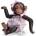 Asi dolls Asi - Кукла маймунка Лола с боди на цветя 0606600