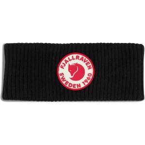 Fjällräven Лента за глава Fjällräven 1960 Logo Headband - Black - размер One Size (204-9001-0211)