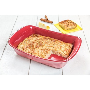 Pyrex - Supreme Ceramic - Правоъгълна тава, 26х18, 2, 4л, керамика, червена-SU26RR5/7246 (0012371)