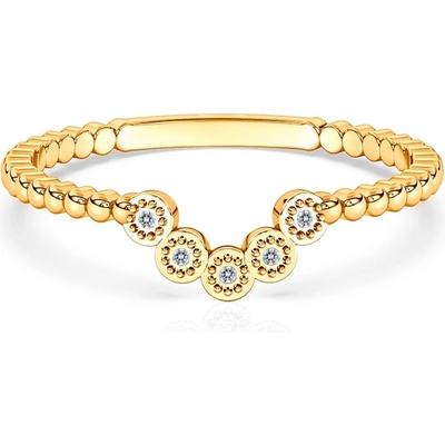 SAVICKI Годежен пръстен savicki: двуцветно злато, диаманти