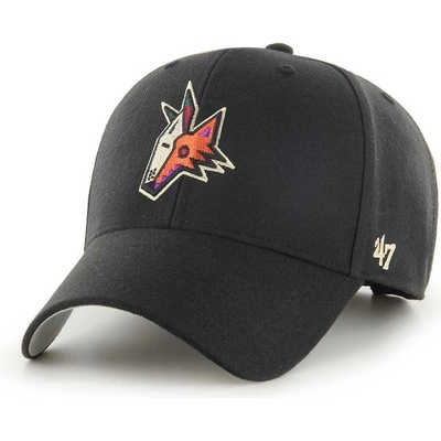 47 brand Шапка с козирка 47 brand NHL Arizona Coyotes в черно с апликация H-MVP21WBV-BKJ (H.MVP21WBV.BKJ)