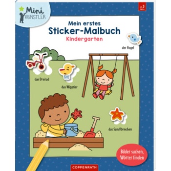 Mein erstes Sticker-Malbuch: Kindergarten | Deborah Van De Leijgraaf