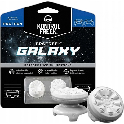 KontrolFreek Freek Galaxy (White) PS4/PS5 Extended Controller Grip Caps
